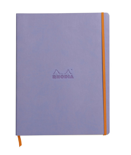 Rhodia Softcover Notebook - A4 - Iris - Lined